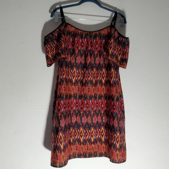 Band of Gypsies Multicolored Tunic Dress With Pockets tassels Size M - Picture 11 of 15